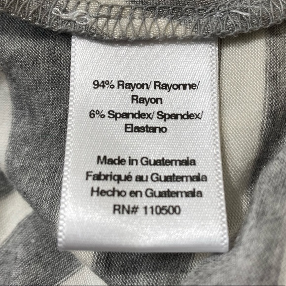 NWT Laila Jayde Naila V-Neck Knit striped Racerback spaghetti strap top Sz L - Picture 5 of 8